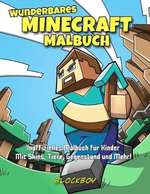 Book cover for Wunderbares Minecraft-Malbuch