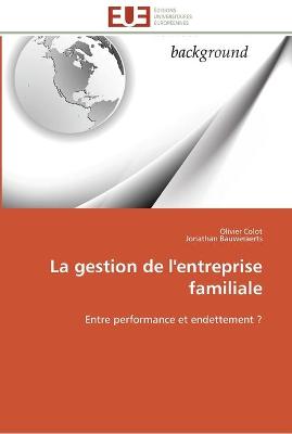 Book cover for La gestion de l'entreprise familiale