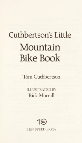 Book cover for Cuthbertson's Little Mountain Bike Book