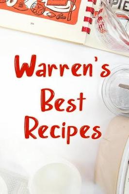 Book cover for Warren's Best Recipes