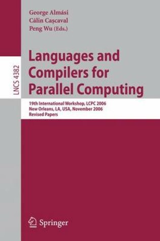 Cover of Languages and Compilers for Parallel Computing