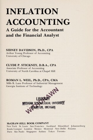 Cover of Inflation Accounting