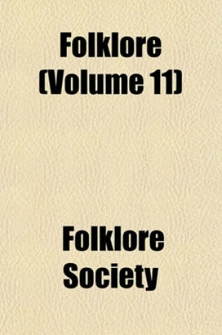 Cover of Folklore (Volume 11)