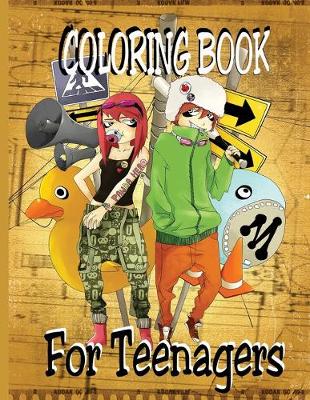 Book cover for Coloring Book - For Teenagers
