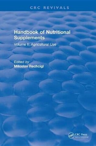 Cover of Handbook of Nutritional Supplements