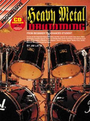 Book cover for Progressive Heavy Metal Drumming