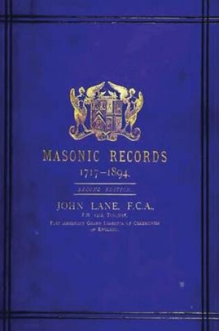 Cover of Masonic Record 1717-1894