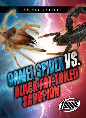 Book cover for Camel Spider vs. Black Fat-Tailed Scorpion