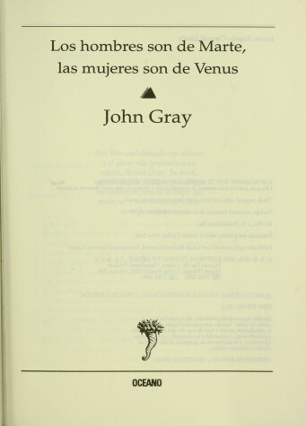 Book cover for Los Hombres Son de Marte, Las Mujeres Son de Venus