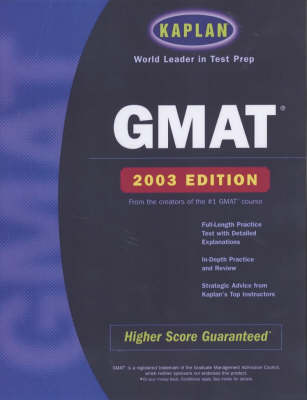 Book cover for Kaplan GMAT