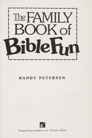Cover of The Family Book of Bible Fun