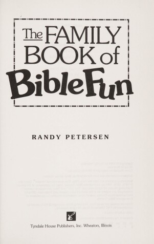 Book cover for The Family Book of Bible Fun