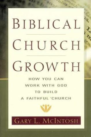 Cover of Biblical Church Growth