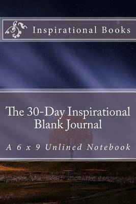 Book cover for The 30-Day Inspirational Blank Journal