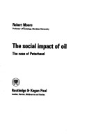 Book cover for Social Impact of Oil