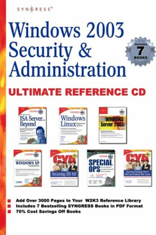 Cover of The Ultimate Windows 2003 Security and Administration CD