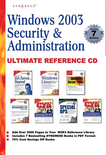 Book cover for The Ultimate Windows 2003 Security and Administration CD