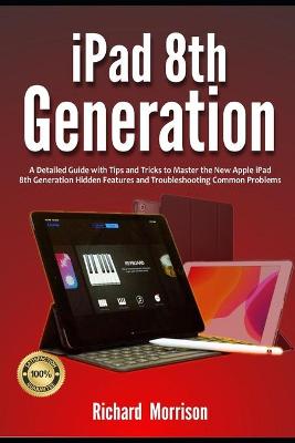 Book cover for iPad 8th Generation