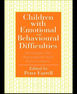 Cover of Children With Emotional And Behavioural Difficulties