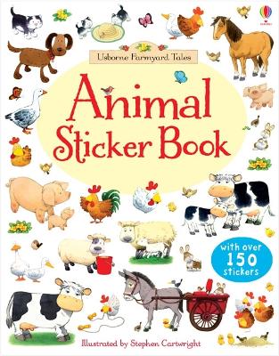 Book cover for Animal Sticker Book