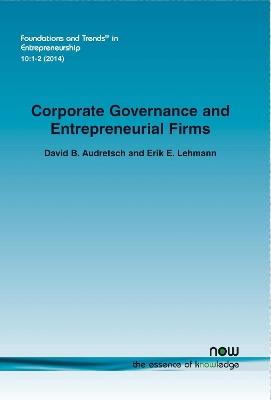 Cover of Corporate Governance and Entrepreneurial Firms