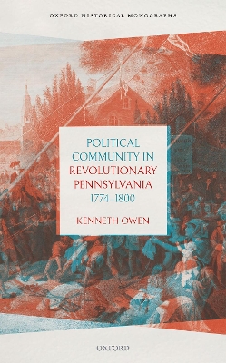 Cover of Political Community in Revolutionary Pennsylvania, 1774-1800