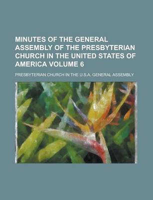 Book cover for Minutes of the General Assembly of the Presbyterian Church in the United States of America (1864)