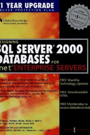 Cover of Designing SQL Server 2000 Databases