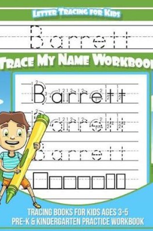 Cover of Barrett Letter Tracing for Kids Trace My Name Workbook