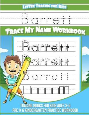 Book cover for Barrett Letter Tracing for Kids Trace My Name Workbook