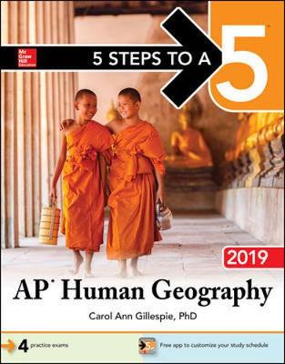 Book cover for 5 Steps to a 5: AP Human Geography 2019