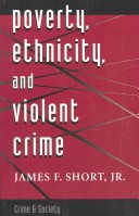 Book cover for Poverty, Ethnicity, And Violent Crime