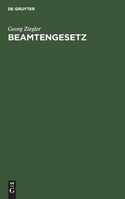 Book cover for Beamtengesetz