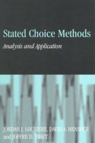 Cover of Stated Choice Methods