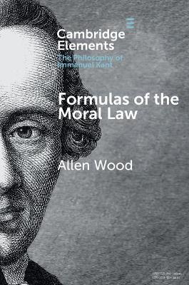 Book cover for Formulas of the Moral Law