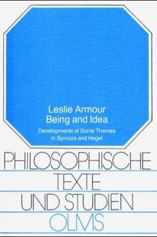 Cover of Being and Idea