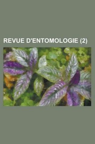 Cover of Revue D'Entomologie (2)