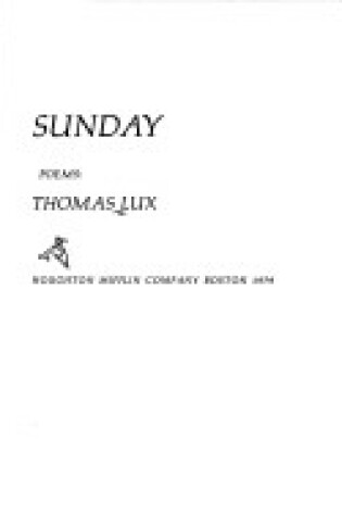 Cover of Sunday