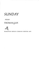 Book cover for Sunday