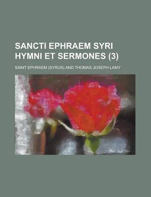 Book cover for Sancti Ephraem Syri Hymni Et Sermones (3)