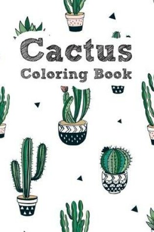 Cover of saguaro cactus coloring page