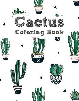 Book cover for saguaro cactus coloring page