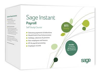 Book cover for Sage Instant Payroll V13 Self Study Course