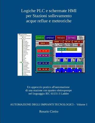 Book cover for Logiche PLC e schermate HMI per Stazioni sollevamento acque reflue e meteoriche
