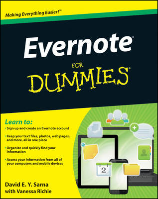 Book cover for Evernote For Dummies