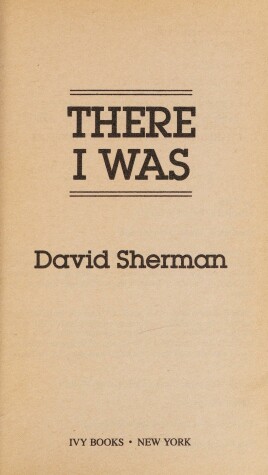 Book cover for There I Was