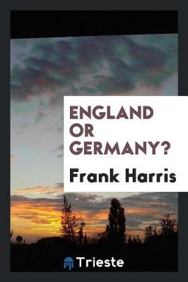 Book cover for England or Germany?