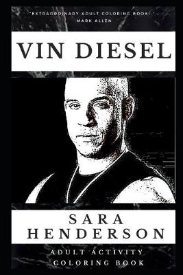 Book cover for Vin Diesel Adult Activity Coloring Book