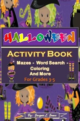 Cover of Halloween Activity Book for Grades 3-5