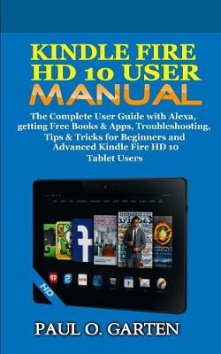 Book cover for Kindle Fire HD 10 User Manual